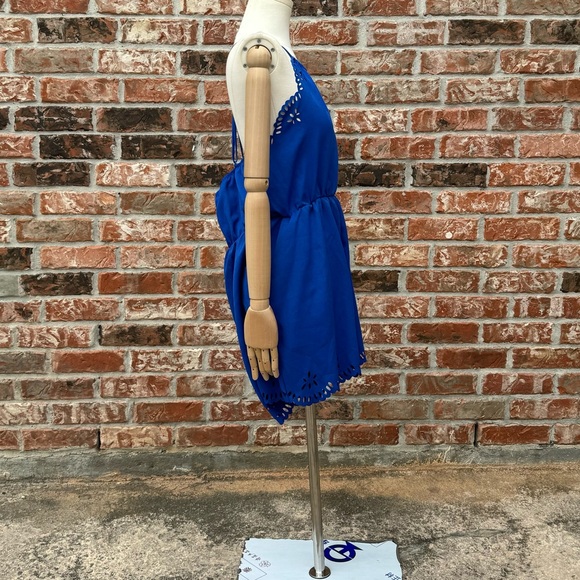 Bright blue scalloped edge romper / XL / Excellent condition - Picture 8 of 12